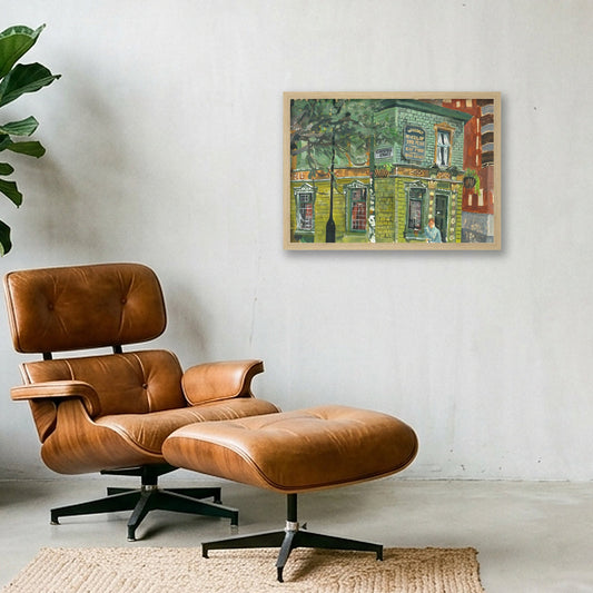 Peveril of the Peak — A3 (42×30cm, 17×12") Oak Frame