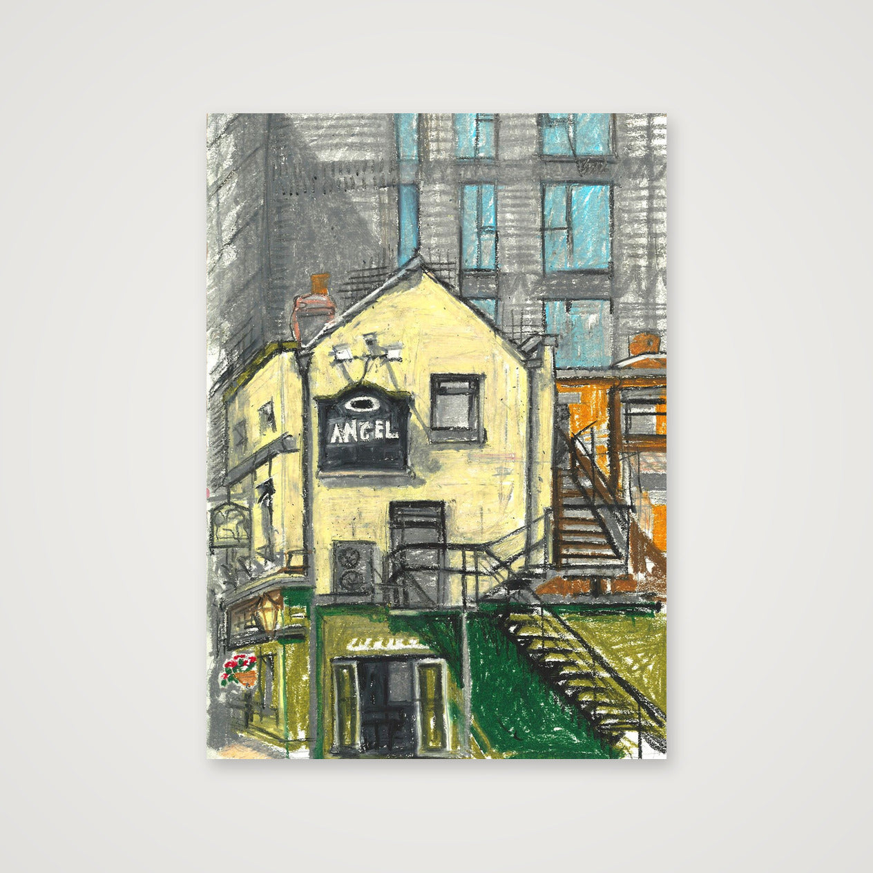 The Angel — 42×59cm, 17×23" Print only