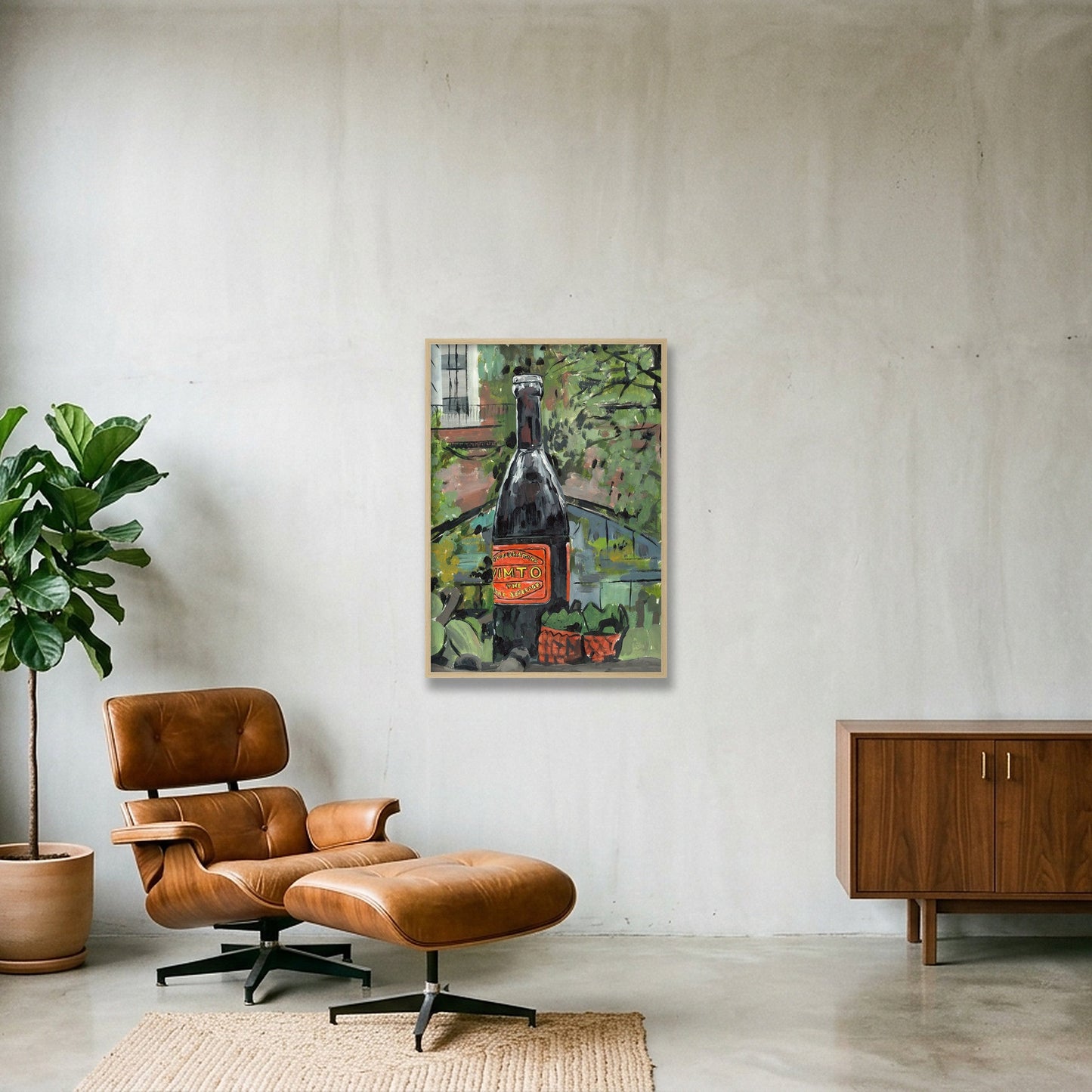 The Vimto Monument  — 59×84cm, 23×33" Oak Frame