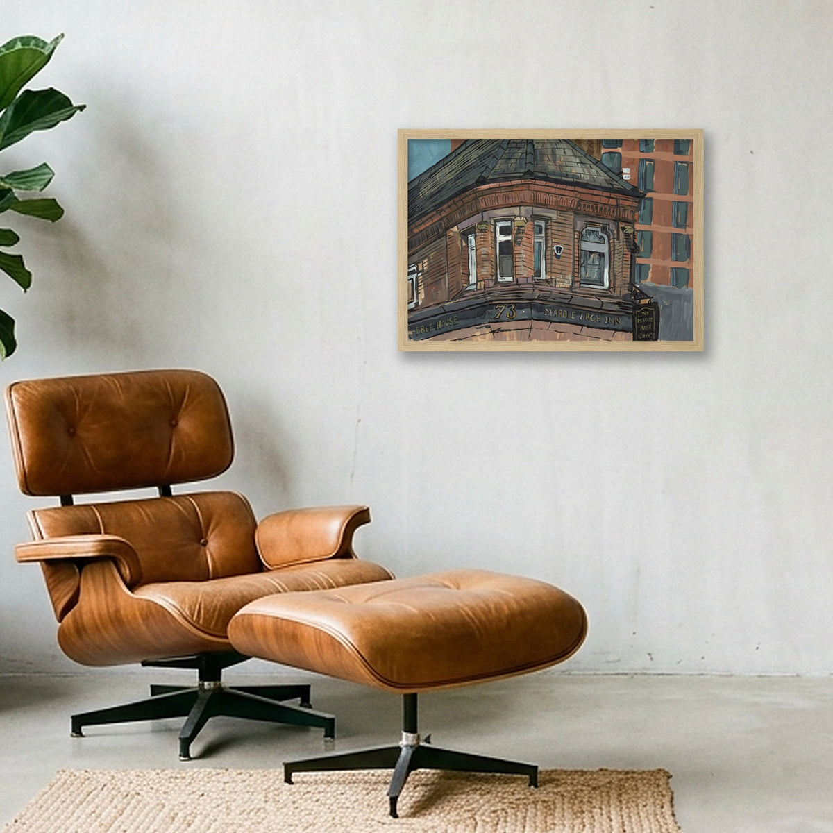 The Marble Arch  — A3 (42×30cm, 17×12") Oak Frame