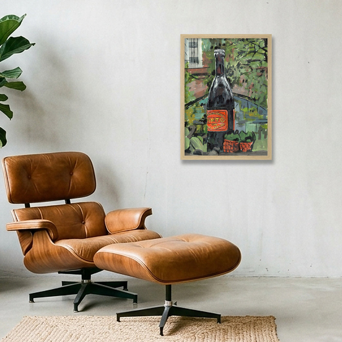 The Vimto Monument  — A3 (30×42cm, 12×17") Oak Frame