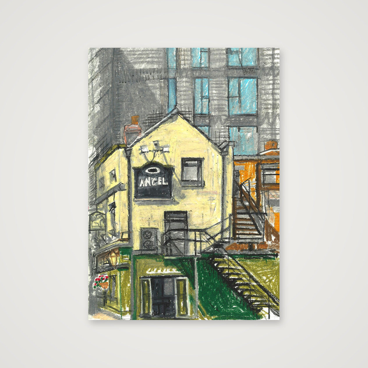 The Angel — 59×84cm, 23×33" Print only